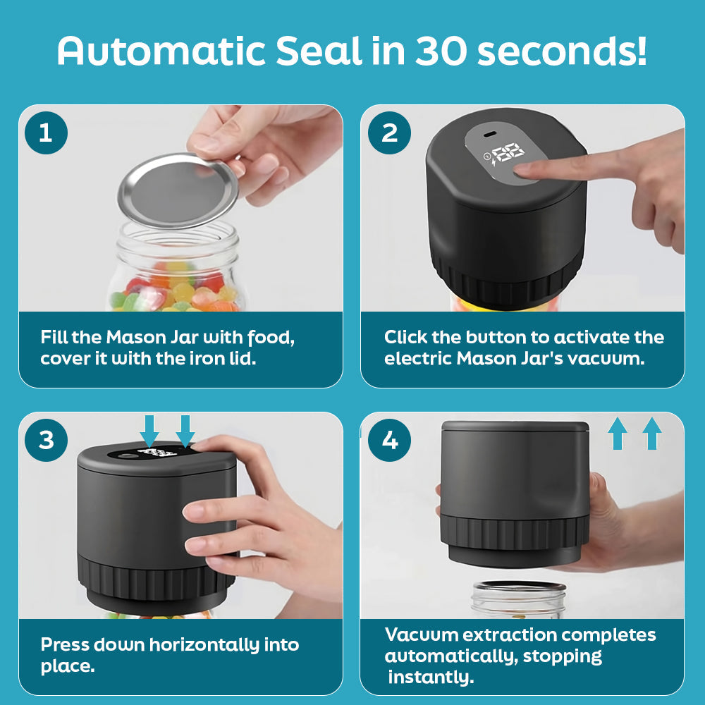 SealMaster™ Mason Jar Vacuum