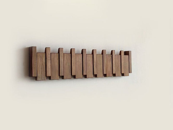 Wooden Piano Key Hooks