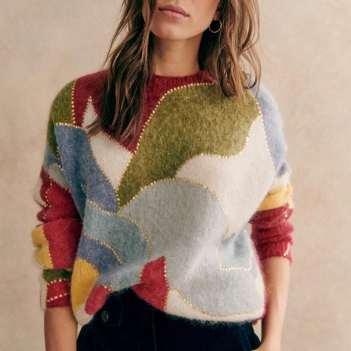 POLLY | Patchwork Sweater